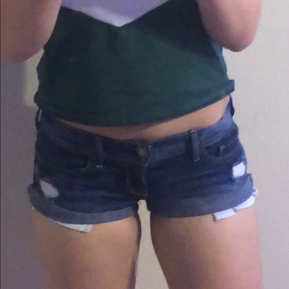 very short jean shorts - Picture 1 of 1